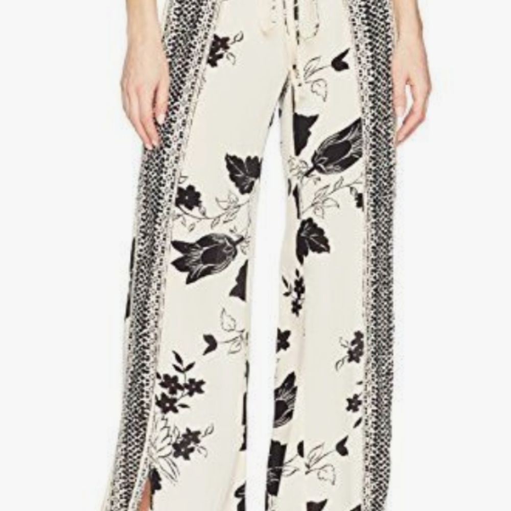 Billabong Loose Beach Pants with Thigh High Slit